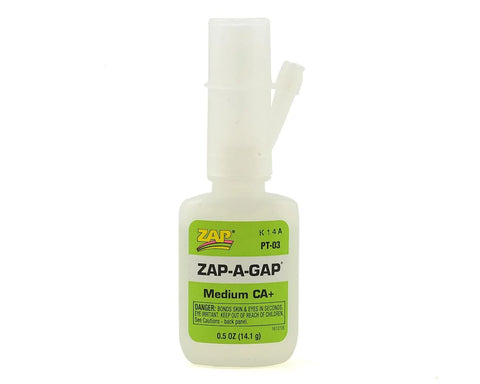 Pacer Technology Zap-A-Gap CA+ Glue (Medium) (0.25oz)