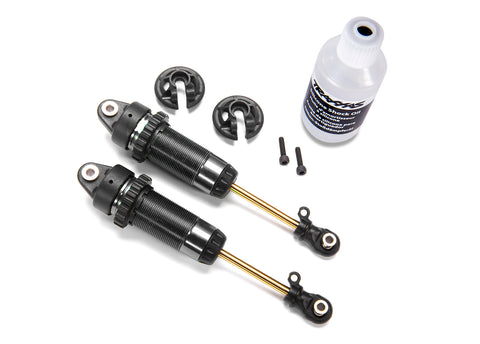 Traxxas Shocks, GTR xx-long Black-anodized, PTFE-coated bodies with TiN shafts (fully assembled, without springs) (2)