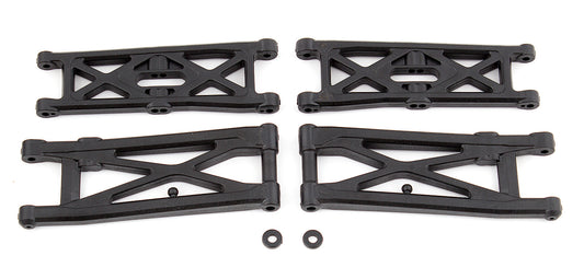 Suspension Arm Set, Fits: ProSC10, Reflex DB10, and Trophy Rat