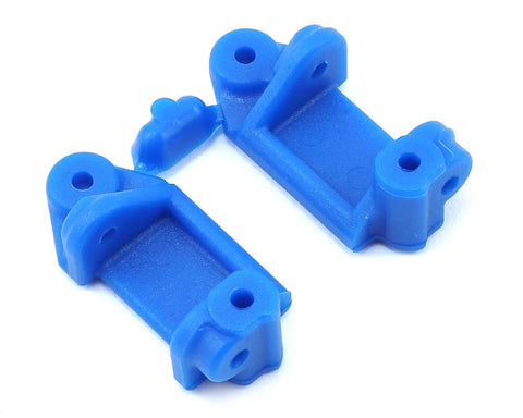 RPM 30 Deg Caster Block Set (Blue) (2) (Rustler, Stampede, Slash)