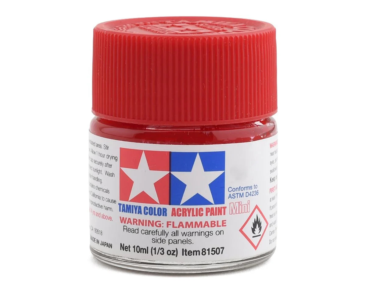 Tamiya X-7 Red Acrylic Paint (10ml)