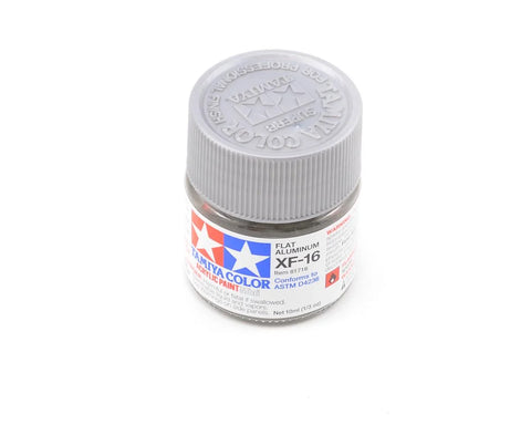 Tamiya XF-16 Flat Aluminum Acrylic Paint (10ml)