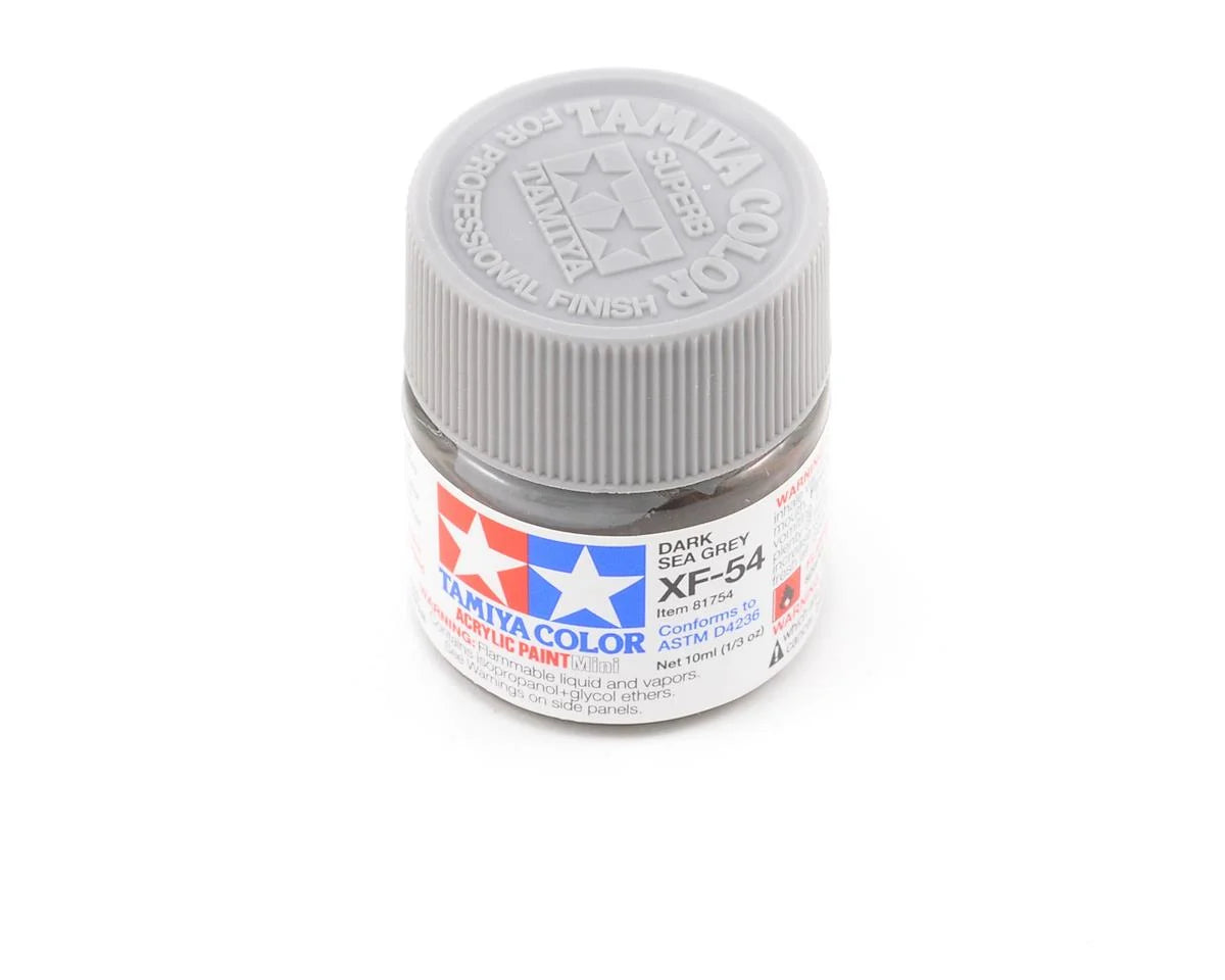 Tamiya XF-54 Flat Dark Sea Grey Acrylic Paint (10ml)