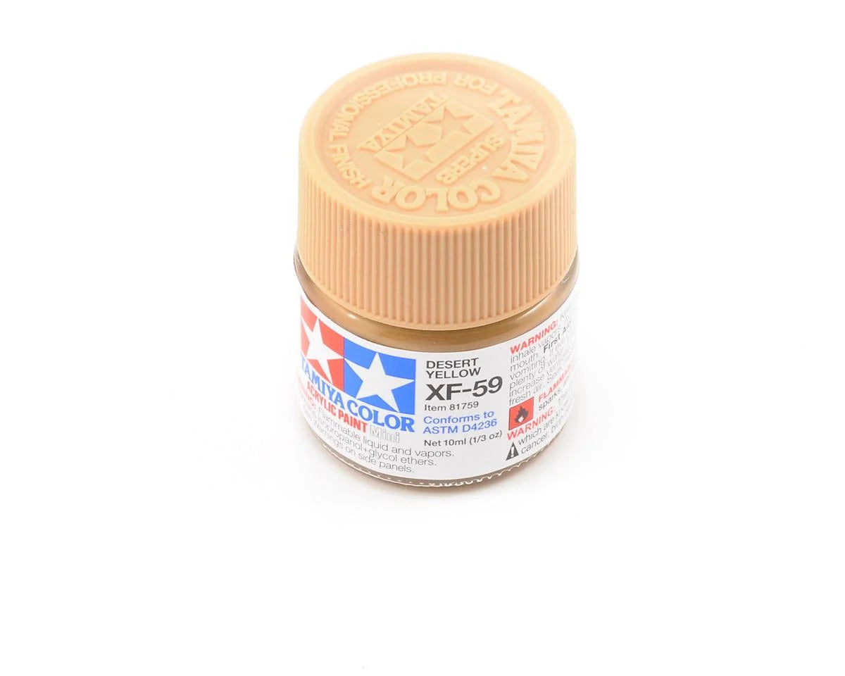 Tamiya XF-59 Flat Desert Yellow Acrylic Paint (10ml)