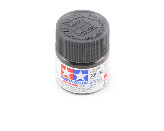 Tamiya XF-63 Flat German Grey Acrylic Paint (10ml)