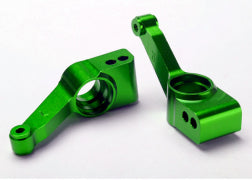 Carriers, stub axle (green-anodized 6061-T6 aluminum) (rear) (2)