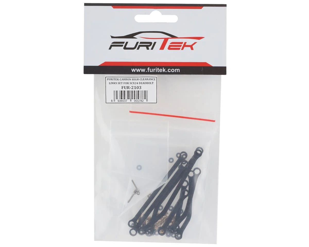 Furitek SCX24 Deadbolt High Clearance Carbon Fiber Links