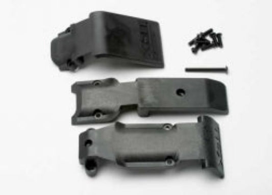 Traxxas 5337 Skid plate set, front (2 pieces, plastic)/ skid plate, rear (1 piece, plastic)