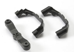 Mount, steering arm/ steering stops (2) (lower hinge pin retainer) (includes standard and maximum throw steering stops)