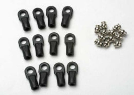 Traxxas 5347 Rod ends, Revo® (large) with hollow balls (12)