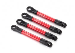 Push rods, aluminum (red-anodized) (4) (assembled with rod ends)