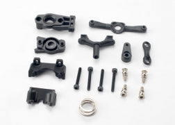 Steering arm (upper & lower)/ steering link/ servo horn/ servo saver/ servo saver spring/ servo horn mount/ ball stud (2)/ shock mounts, front & rear/ 2.5x18mm CS (4)