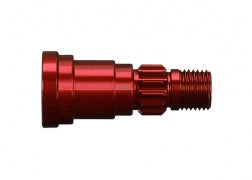 Stub axle, aluminum (red-anodized) (1) (for use only with #7750X driveshaft)