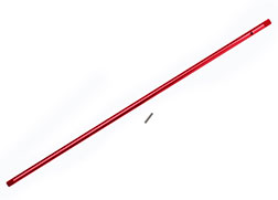 Driveshaft, center, aluminum (red-anodized)