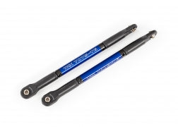 Push rods, aluminum (blue-anodized), heavy duty (2) (assembled with rod ends and threaded inserts)Heavy-duty aluminum push rods are formed from tough 7075-T6 alloy for maximum strength and anodized with a brilliant finish.