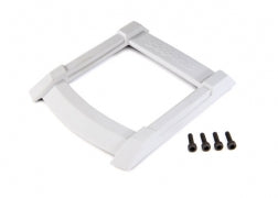 Skid plate, roof (body) (white)/ 3x12mm CS (4)