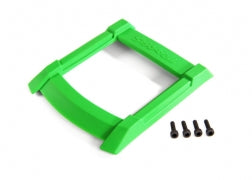 Skid plate, roof (body) (green)/ 3x12mm CS (4)