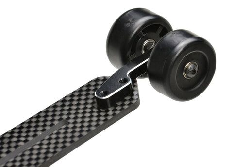 22S DRAG FLAT WHEELIE BAR SET, CARBON FIBER