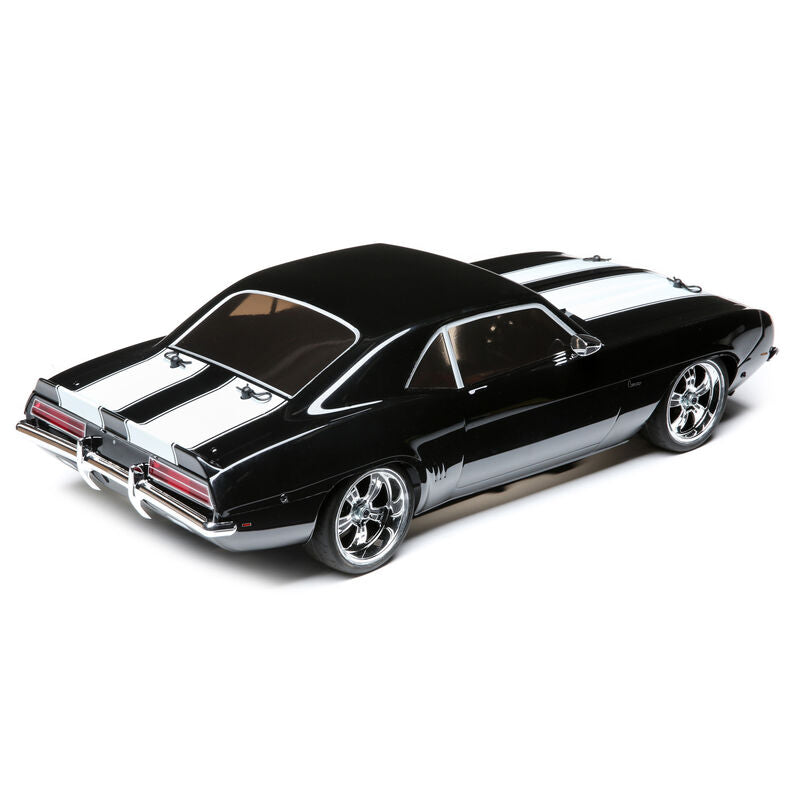 Losi 1/10 1969 Chevy Camaro V100 AWD Brushed RTR, Black