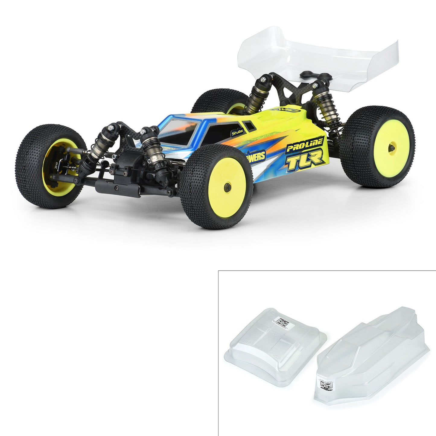 Pro-Line 1/10 Axis Light Weight Clear Body: TLR 22X-4