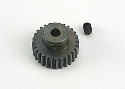 Gear, pinion (28-tooth) (48-pitch) (fits 3mm shaft)/ set screw